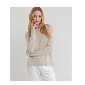 JENNI KAYNE  Everyday Sweater in Oatmeal